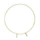 Maxbell Wedding Arch Circle Backdrop Stand Frame for Holiday Wedding Decorative Aureate