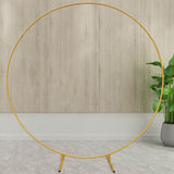 Maxbell Wedding Arch Circle Backdrop Stand Frame for Holiday Wedding Decorative Aureate