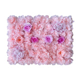 Maxbell Flowers Wall Panel 40Cmx60cm Floral Backdrop for Indoor Party Baby Shower Pink