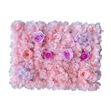 Maxbell Flowers Wall Panel 40Cmx60cm Floral Backdrop for Indoor Party Baby Shower Pink