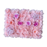 Maxbell Flowers Wall Panel 40Cmx60cm Floral Backdrop for Indoor Party Baby Shower Pink