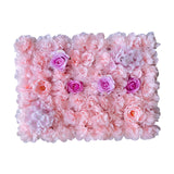 Maxbell Flowers Wall Panel 40Cmx60cm Floral Backdrop for Indoor Party Baby Shower Pink