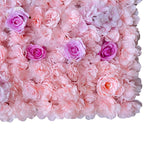 Maxbell Flowers Wall Panel 40Cmx60cm Floral Backdrop for Indoor Party Baby Shower Pink