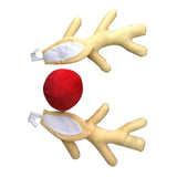 Maxbell Christmas Car Reindeer Antlers and Nose Decorations for Car SUV Truck Window