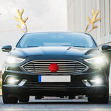 Maxbell Christmas Car Reindeer Antlers and Nose Decorations for Car SUV Truck Window