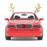 Maxbell Christmas Car Reindeer Antlers and Nose Decorations for Car SUV Truck Window
