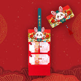 Maxbell Red Envelopes New Year Lunar Hong Bao with Rabbit Patterns for Spring Style A