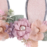 Maxbell Creative Bunny Ears Headband Decor Woodland for Festival Fancy Dress Newborn Style B