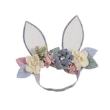 Maxbell Creative Bunny Ears Headband Decor Woodland for Festival Fancy Dress Newborn Style C