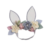 Maxbell Creative Bunny Ears Headband Decor Woodland for Festival Fancy Dress Newborn Style C