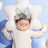Maxbell Creative Bunny Ears Headband Decor Woodland for Festival Fancy Dress Newborn Style C