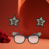 Maxbell Fashion New Year Glasses Frame Costume Accessory for Cosplay Decor
