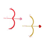 Maxbell Bow Arrow Bow and Arrow Toy Party Supply Fancy Dress for Wedding Cosplay red