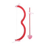 Maxbell Bow Arrow Bow and Arrow Toy Party Supply Fancy Dress for Wedding Cosplay red