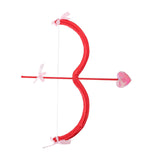Maxbell Bow Arrow Bow and Arrow Toy Party Supply Fancy Dress for Wedding Cosplay red