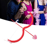 Maxbell Bow Arrow Bow and Arrow Toy Party Supply Fancy Dress for Wedding Cosplay red