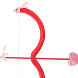 Maxbell Bow Arrow Bow and Arrow Toy Party Supply Fancy Dress for Wedding Cosplay red