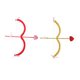 Maxbell Bow Arrow Bow and Arrow Toy Party Supply Fancy Dress for Wedding Cosplay red