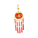 Maxbell Traditional Chinese New Year Ornament with Tassel 2023 for Gifts New Year