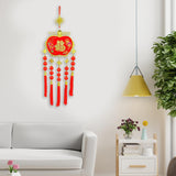 Maxbell Traditional Chinese New Year Ornament with Tassel 2023 for Gifts New Year