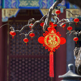 Maxbell Spring Festival Decoration Chinese Happy New Year Pendant Charm for Party style C