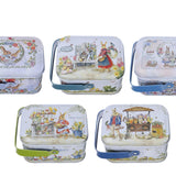Maxbell 5x Cartoon Tin Plate Gift Box Small Tin Boxes for Travel Party Favors Decor