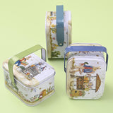 Maxbell 5x Cartoon Tin Plate Gift Box Small Tin Boxes for Travel Party Favors Decor
