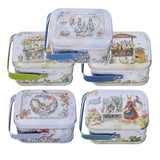Maxbell 5x Cartoon Tin Plate Gift Box Small Tin Boxes for Travel Party Favors Decor