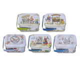 Maxbell 5x Cartoon Tin Plate Gift Box Small Tin Boxes for Travel Party Favors Decor