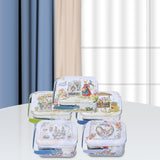Maxbell 5x Cartoon Tin Plate Gift Box Small Tin Boxes for Travel Party Favors Decor