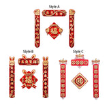 Maxbell Spring Couplets Spring Festival Porch Couplets for New Year Holiday Party Style A