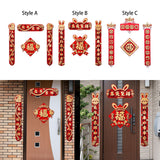 Maxbell Spring Couplets Spring Festival Porch Couplets for New Year Holiday Party Style A