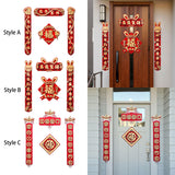 Maxbell Spring Couplets Spring Festival Porch Couplets for New Year Holiday Party Style A