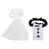 Maxbell 2Pcs Wedding Flute Decoration Set Toasting Flutes Decoration for Wedding