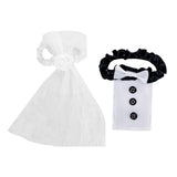 Maxbell 2Pcs Wedding Flute Decoration Set Toasting Flutes Decoration for Wedding