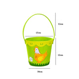 Maxbell Easter Basket Party Favor Decoraitions with Handles for Easter Home Supplies hen