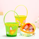 Maxbell Easter Basket Party Favor Decoraitions with Handles for Easter Home Supplies hen