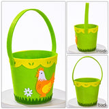 Maxbell Easter Basket Party Favor Decoraitions with Handles for Easter Home Supplies hen
