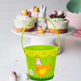 Maxbell Easter Basket Party Favor Decoraitions with Handles for Easter Home Supplies hen