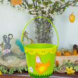Maxbell Easter Basket Party Favor Decoraitions with Handles for Easter Home Supplies hen