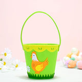 Maxbell Easter Basket Party Favor Decoraitions with Handles for Easter Home Supplies hen
