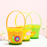 Maxbell Easter Basket Party Favor Decoraitions with Handles for Easter Home Supplies rabbit