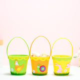 Maxbell Easter Basket Party Favor Decoraitions with Handles for Easter Home Supplies rabbit