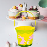 Maxbell Easter Basket Party Favor Decoraitions with Handles for Easter Home Supplies rabbit