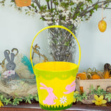 Maxbell Easter Basket Party Favor Decoraitions with Handles for Easter Home Supplies rabbit