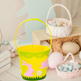 Maxbell Easter Basket Party Favor Decoraitions with Handles for Easter Home Supplies rabbit