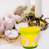 Maxbell Easter Basket Party Favor Decoraitions with Handles for Easter Home Supplies rabbit