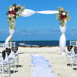 Maxbell 2x DIY Ornament Artificial Wreath Simulation Garland for Holiday Decorated style A