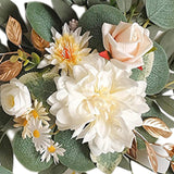 Maxbell 2x DIY Ornament Artificial Wreath Simulation Garland for Holiday Decorated style C