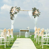 Maxbell 2x DIY Ornament Artificial Wreath Simulation Garland for Holiday Decorated style C